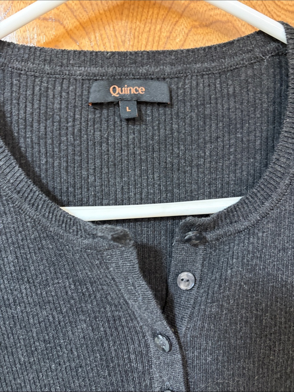 Quince Cotton Cashmere Fitted Ribbed
Cardigan - Picture 4 of 5